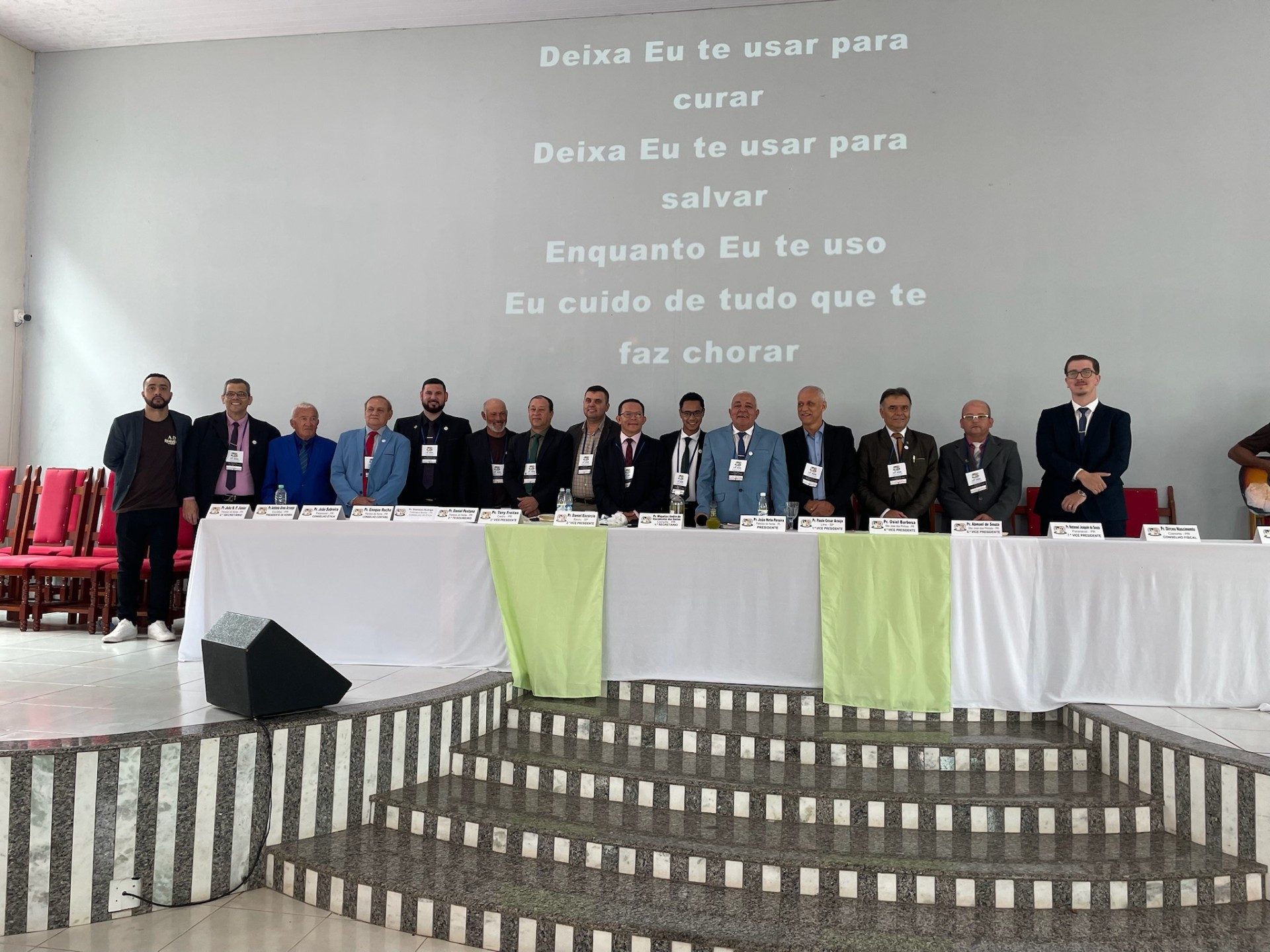 Mesa diretora oficial